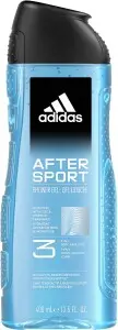 Adidas After Sport 3v1 sprchový gel na tělo, vlasy a pleť pro muže 400 ml Adidas After Sport 3v1 sprchový gel na tělo, vlasy a pleť pro muže 400 ml
