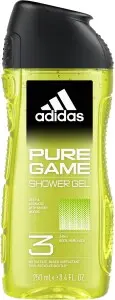 Adidas Pure Game 3v1 sprchový gel na tělo, vlasy a pleť pro muže 250 ml Adidas Pure Game 3v1 sprchový gel na tělo, vlasy a pleť pro muže 250 ml