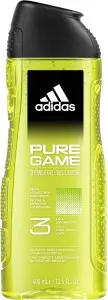 Adidas Pure Game 3v1 sprchový gel na tělo, vlasy a pleť pro muže 400 ml Adidas Pure Game 3v1 sprchový gel na tělo, vlasy a pleť pro muže 400 ml