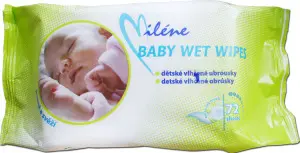 Miléne Kids dětské vlhčené ubrousky proti podráždění a zapaření, 72 ks