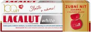 Lacalut White zubní pasta + zubní nit, 75 ml