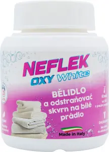 NEFLEK OXY WHITE odstraňovač skvrn 500 g NEFLEK OXY WHITE odstraňovač skvrn 500 g