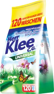 Herr Klee Universal prací prášek, 120 praní, 10 kg