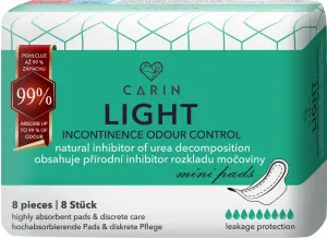 Carin Light Incontinence Odour Control 8ks