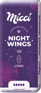 Micci Classic Night dámské vložky s křidélky, 10 ks