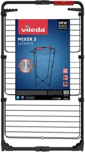 Vileda Mixer 3 Ultimate stojanový sušák na prádlo, sušící plocha 30 m, černý