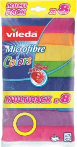 Vileda Colors mikrohadřík na úklid, 8 ks