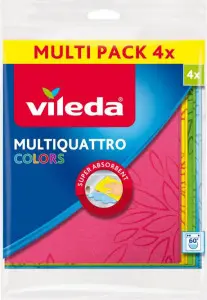 Vileda Multiquattro Colors hadřík, 4 ks