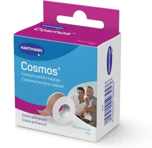 Cosmos Cívková pevná náplast 2,5 cm × 5 m, 1 ks