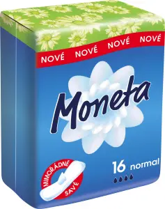 Moneta Normal klasické dámské vložky bez křidélek, 16 ks
