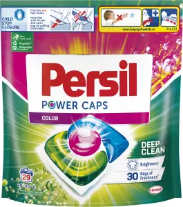 PERSIL prací kapsle Power-Caps Deep Clean Color Doypack 29 praní, 406g PERSIL prací kapsle Power-Caps Deep Clean Color Doypack 29 praní, 406g