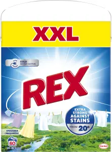 Rex Amazonia Freshness prací prášek, 3,3 kg, 60 dávek