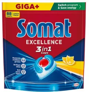 Somat Excellence 3v1 Lemon tablety do myčky 88 ks
