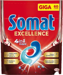 Somat tablety do myčky Excellence 4v1 60 ks