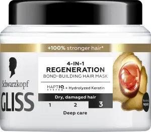 Schwarzkopf Gliss Total Repair regenerační maska 4v1 pro suché a poškozené vlasy, 400 ml