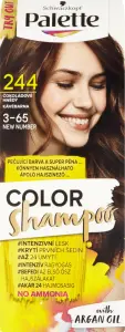 Schwarzkopf Palette Color Shampoo barva na vlasy 244 čokoládově hnědá, 50 ml