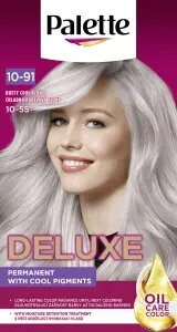 Palette Deluxe barva na vlasy, chladná popelavá blond 10-55 (240)