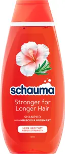 Schauma šampon Stronger for Longer Hair pro dlouhé vlasy s ibiškem a rozmarýnem 400ml