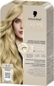 Schwarzkopf Creme Supreme barva na vlasy 9-0 přirozená velmi světlá blond 60 ml