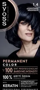 Syoss barva na vlasy, 1-4 Modročerný