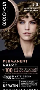 Syoss barva na vlasy, 5-8 Oříškově Hnědý