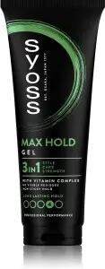 Syoss Max Hold Power gel pro uhlazené elegantní účesy, 250 ml