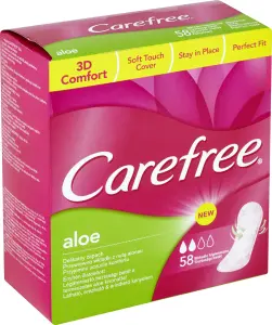 Carefree Aloe Vera slipové vložky intimky, 56 ks