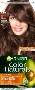 Garnier Color Naturals Creme barva na vlasy, 5.12 Ledová světle hnědá
