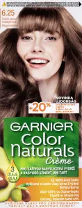 Garnier Color Naturals Creme barva na vlasy, 6.25 Světlá ledová mahagonová