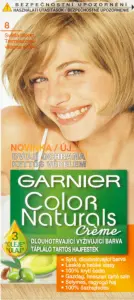 Garnier Color Naturals Creme barva na vlasy, odstín světlá blond 8