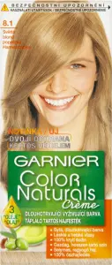 Garnier Color Naturals Creme barva na vlasy, odstín platinová světlá blond 8,1
