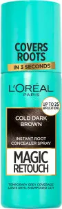 L'Oréal Magic Retouch Cold dark brown zakrytí odrostů, 75 ml
