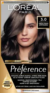L'oreal Paris Préférence barva na vlasy, hnědá tmavá 3.0