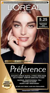 L'oreal Paris Préférence barva na vlasy, mahagonovo-čokoládová 5.25