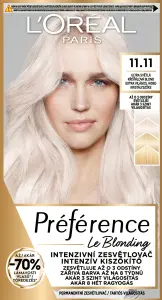L'oreal Paris Préférence inzenzivní zesvětlovač na vlasy, Venice ultra světlá křišťálová blond 11.11