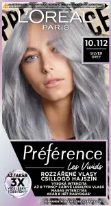 L'oreal Paris Préférence Vivid Colors barva na vlasy, Silver Grey 10.112