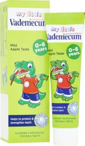 Vademecum Junior, zubní pasta pro děti, příchuť jablko, pro děti 0-6  let,  50 ml