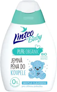 Linteo Baby Pure Organic jemná pěna do koupele, 250 ml