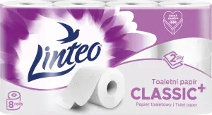 Linteo toaletní papír 2vrstvý, 8 rolí, 17 m role Linteo toaletní papír 2vrstvý, 8 rolí, 17 m role