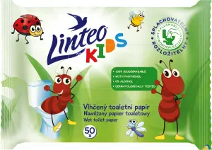 Linteo vlhčený toaletní papír Kids, 50 ks Linteo vlhčený toaletní papír Kids, 50 ks