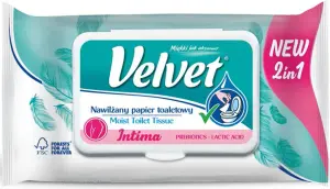 Velvet Intima 2v1 vlhčený toaletní papír, 42 ks