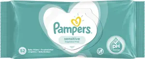 Pampers Sensitive vlhčené ubrousky, 52 ks