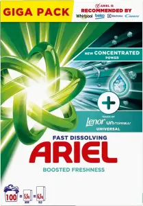 Ariel prací prášek Aqua Puder Touch of Lenor 100 praní, 5,5 kg