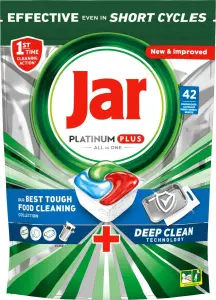 Jar tablety do myčky Platinum Plus Deep Clean, 42 ks