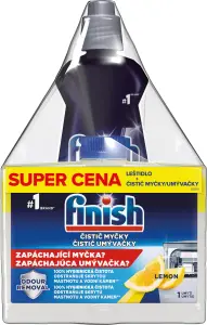 Finish leštidlo 400 ml + čistič myčky Regular 250 ml