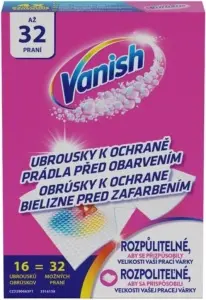 Vanish Color Protect Ubrousky 16 ks (32praní)