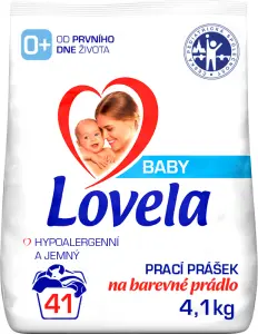Lovela na barevné prací prášek pro miminka, 41 praní, 4,1 kg