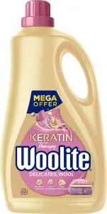 Woolite Keratin Therapy Delicate & Wool prací gel, 3,6 l, 60 dávek