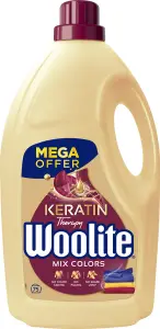 Woolite Keratin Therapy Mix Colors prací gel, 4,5 l, 75 dávek