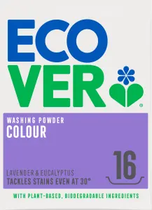 Ecover ekologický prací prášek na barevné prádlo levandule a eukalyptus, 16 praní, 1,2 kg